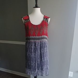Stunning Free People boho pleated dress size M